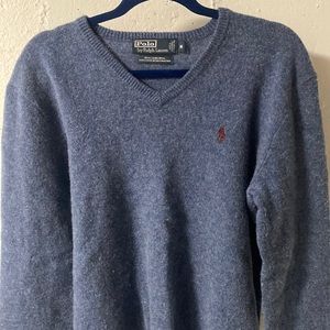 Polo by Ralph Lauren Blue Sweater Medium